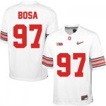 Men's NCAA Ohio State Buckeyes Joey Bosa #97 College Stitched Diamond Quest Playoff Authentic Nike White Football Jersey NT20I01ID